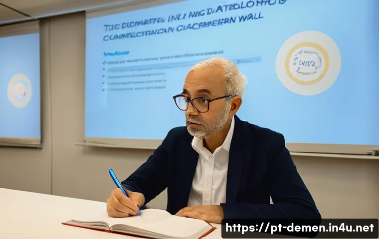 치매관리사 경력 개발 계획 세우기 - A professional caregiver attending a workshop on dementia care, sitting attentively in a modern conf...